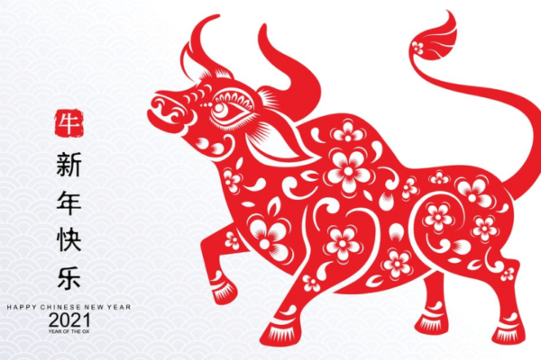 Happy Chinese New Year | Year of the Ox | Colour me Green